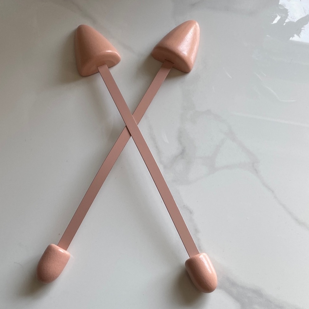 Vintage Pink Shoe Stretchers and Keepers, set of 5